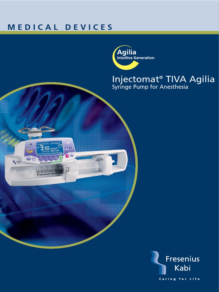 Injectomat Tiva Agilia.pdf | Battery (Electricity) | Intravenous Therapy