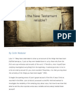 Is The New Testament Reliable PDF