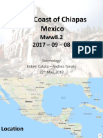 Near Coast of Chiapas Mexico: Seismology Rubén Catota - Andrea Tonato 22 May, 2018