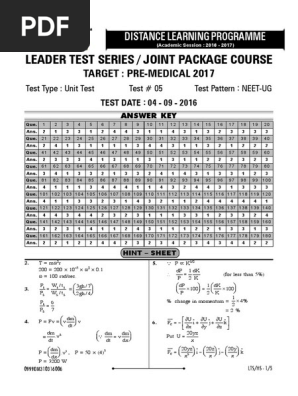 4916 Neet Solpdf Constante Dacidité Les Branches De