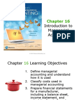 Chapter 16 - Intro To Managerial Accounting