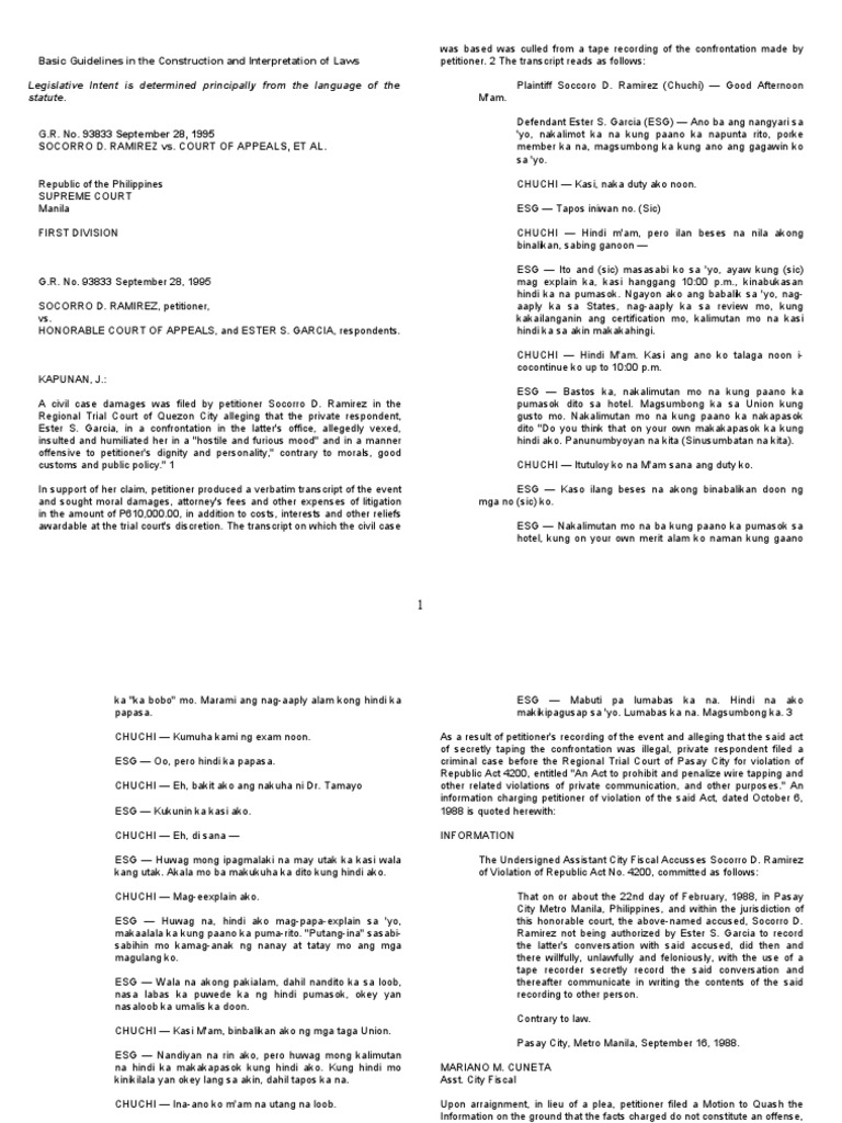 Basic Guidelines All Cases | PDF | Employment | Labour Law