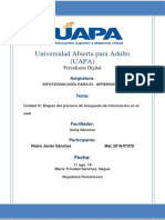 Unidad IV - Etapas Del Proceso de Búsqueda de Información en La Web