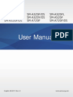 SM-A320 A520 A720 UM EU Nougat Eng Rev.1.0 170831 PDF