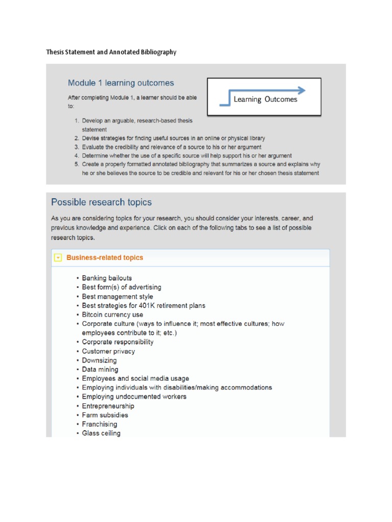Annotated bibliography example image
