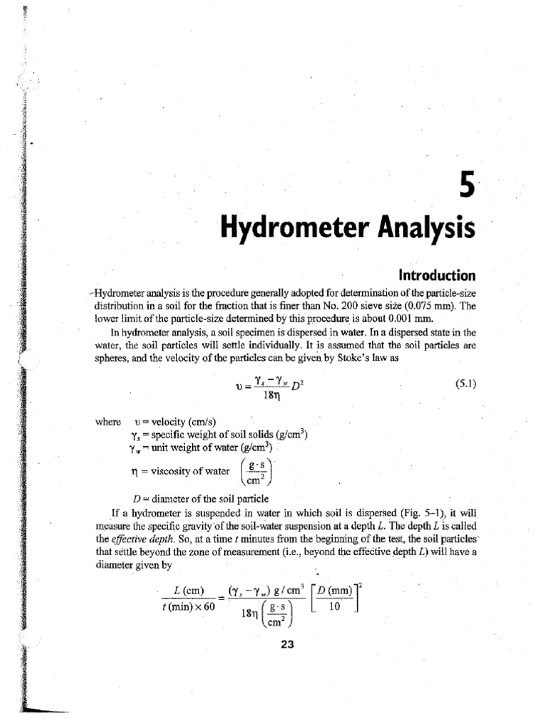 4 Hydrometer Test PDF PDF