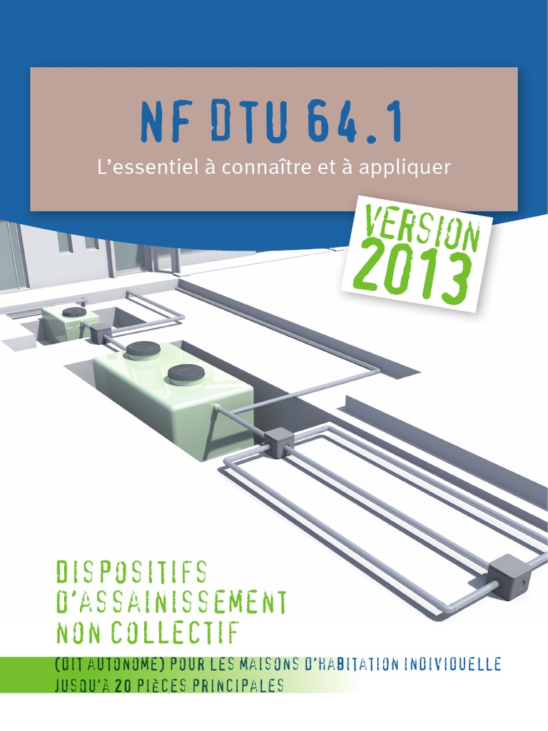 NF DTU 64.1 : Guide d'Assainissement | PDF | Code de la construction et ...