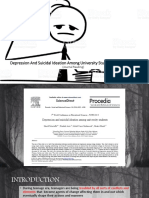 Depression and Suicidal Ideation Among University Students (In Malaysia)