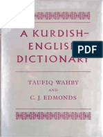 Kurdish English Dictionary TaufiqWahby CJEdmonds PDF