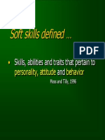 Soft Skills Defined : Skills, Abilities and Traits That Pertain To and