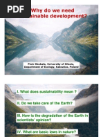Why Do We Need Sustainable Development