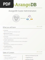 ArangoDB Cluster Administration