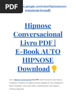 Hipnose Conversacional Livro PDF - Ebook AUTO HIPNOSE Download?