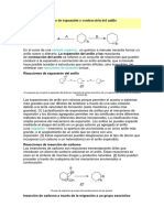 Quimica Organica .,anillo de Expansión y Contracción Del Anillo