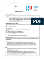 JIC-APP.1V-11 Module Effect Study Year 1, Academic Year 2014-2015