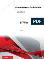 Oracle Database Gateway For Informix