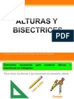 Alturas y Bisectrices