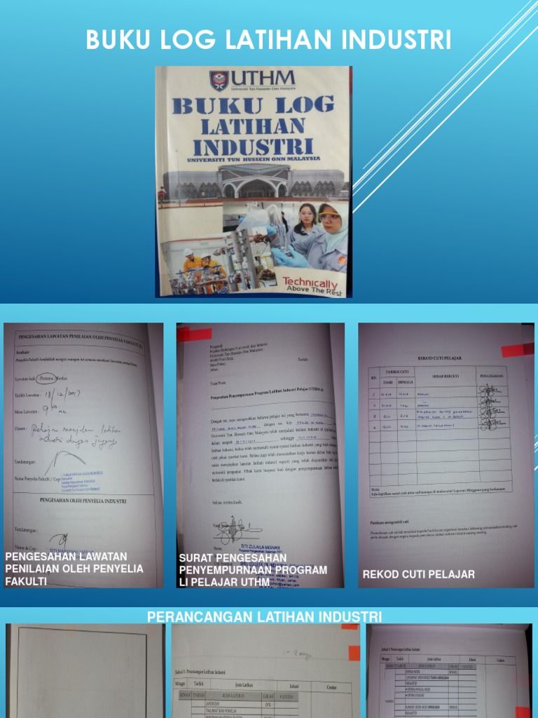 Buku Log Latihan Industri Laporan Li Pdf