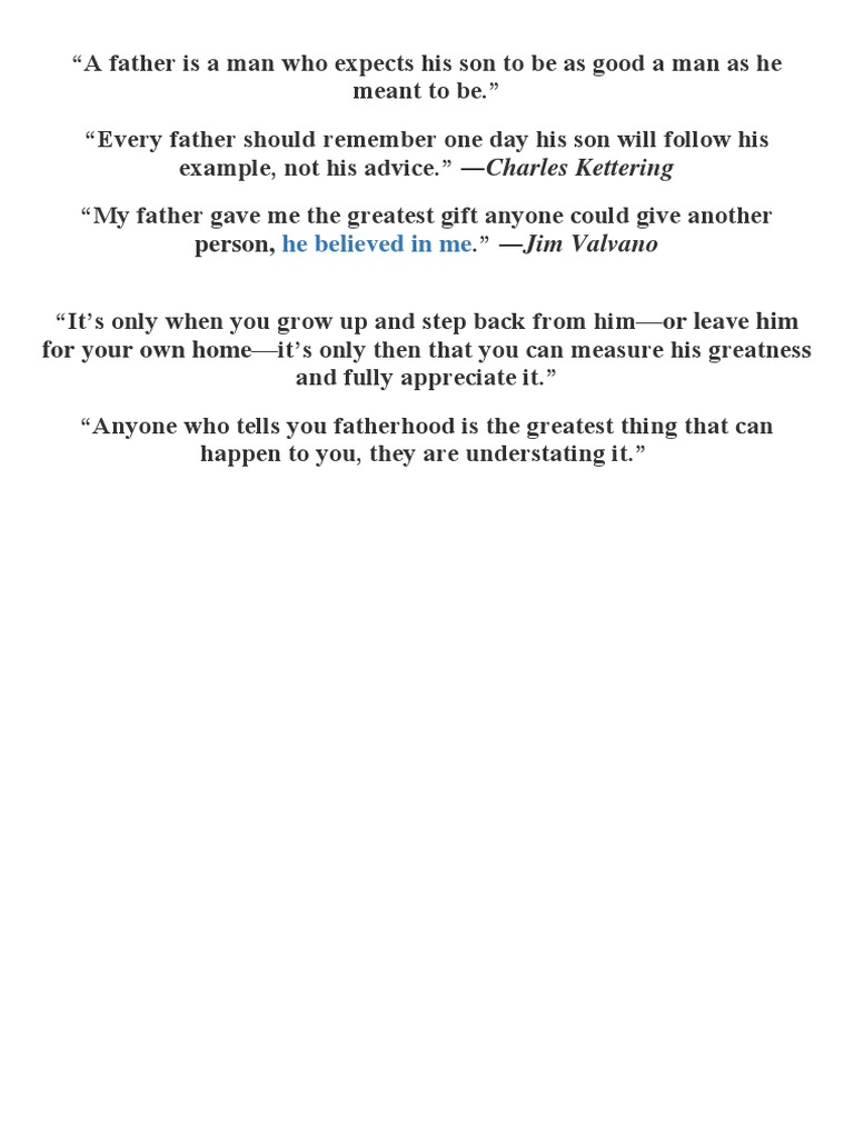 A Father | PDF