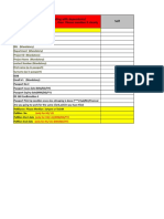 Self Processing Only For Dependents, Then Please Mention It Clearly in This Sheet