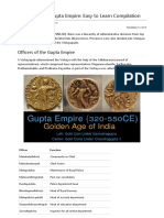09 Officers of The Gupta Empire Easy To Learn Compilation PDF