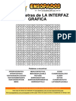 Sopa de Letras de La Interfaz Gráfica