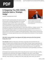 Proceedings Of The 4th International Conference On Southeast Asia Southeast Asia Association Of Southeast Asian Nations