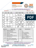 CT&M Dept. 3rd 5th 7th Sem Time Table 2018-19