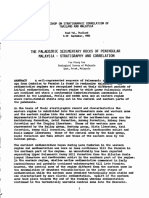 The Palaeozoic Sedimentary Rocks of Peninsular Malaysia