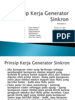 Prinsip Kerja Generator Sinkron
