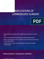 Complications of Laparoscopic Surgery