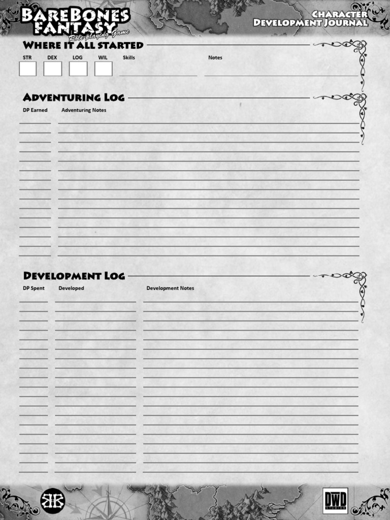 Where It All Started: STR DEX LOG WIL Skills Notes | PDF