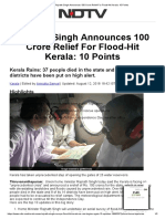 Rajnath Singh Announces 100 Crore Relief for Flood-Hit Kerala_ 10 Points