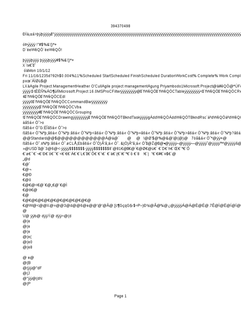 Agile Project Management