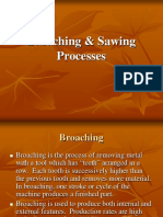 Broaching - Sawing Processes