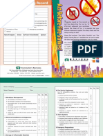 Safety Training Log Template