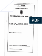 Legajo Ley I-0016-2004