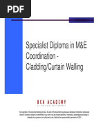 Specialist Diploma in M&E Coordination - Cladding/Curtain Walling