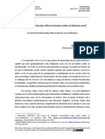 POTELLI Alessandro. Un Trabajo de Relacion. Observaciones Sobre La Historia Oral