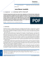 Distributed Lag Non-Linear Models: A. Gasparrini, B. Armstrong and M. G. Kenward