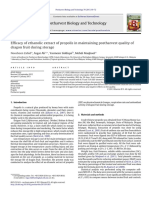 Efficacy  of  ethanolic  extract  of  propolis  