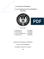 Analisis Kasus Pendidikan Indonesia