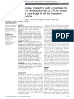 A Randomised, Prospective Study To Investigate The Efficacy of Riboflavinultraviolet A 370 NM Coroneal Collagen Cross Linkage To Halt The Progression of Keratoconus