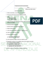 QUÍMICA CAPILAR Prueba Escrita de Conocimientos