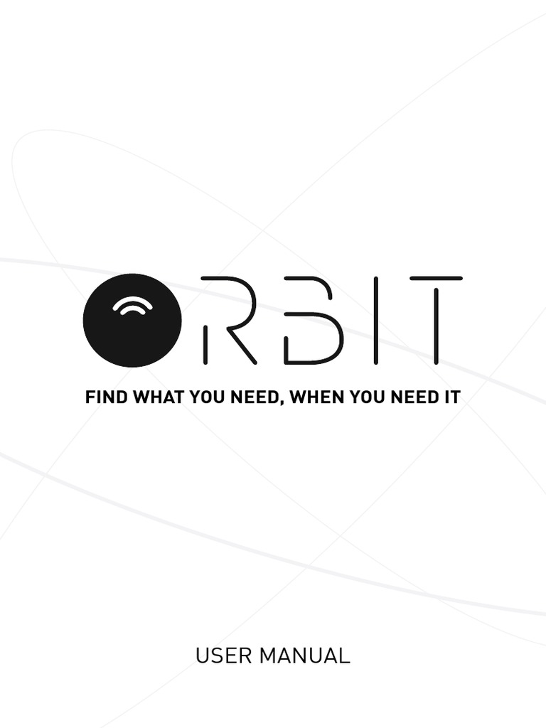 Orbit User Manual Overview | PDF | Battery Charger | I Phone