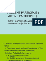 Present Participle (Active Participle)