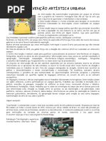 intervenção artistica