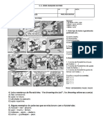 Avaliação Diagnostica Ingles 8 Ano Completa