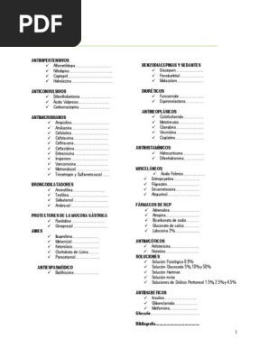Fichero Farmacologico Pdf