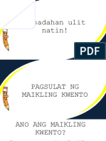 Pagsulat NG MK